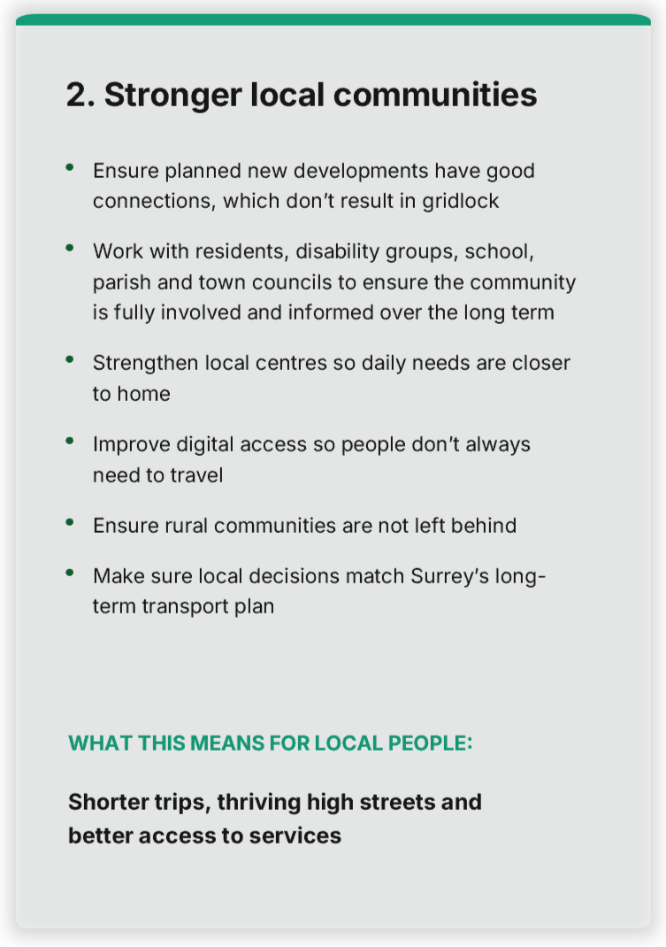 Strategic priority 2 Strategic priority 2: Stronger Local Communities