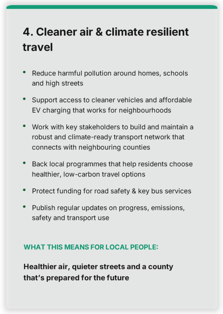 Strategic priority 4 Strategic priority 4: Cleaner air & climate resilient travel